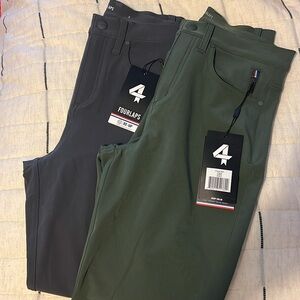 FourLaps Evolve WOMENS Performance Pants Golf Athletic wear 2 pairs